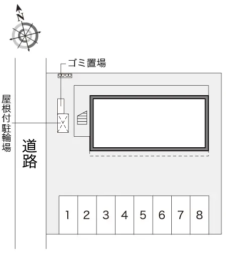 ★手数料０円★郡山市田村町徳定字苧干場　月極駐車場（LP）